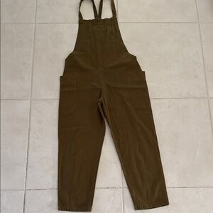 Casual Olive Women's Jeans Overalls